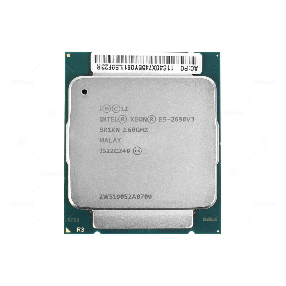 SR1XN INTEL XEON E5-2690 V3 2.60GHZ 12 CORE 30MB L3 CACHE 135W LGA2011-3
